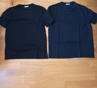 Pack 2 Camisetas Negras Zara
