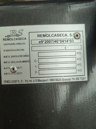 Remolque plataforma QUAD ATV UTV