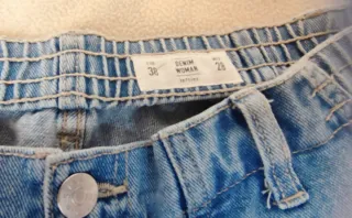 Pantalón cargo ancho Lefties azul