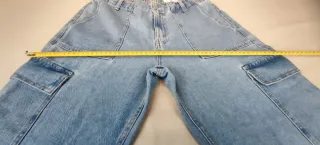 Pantalón cargo ancho Lefties azul