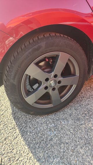 Llantas 16/205/55 VAG + neumát. Continental TS 860