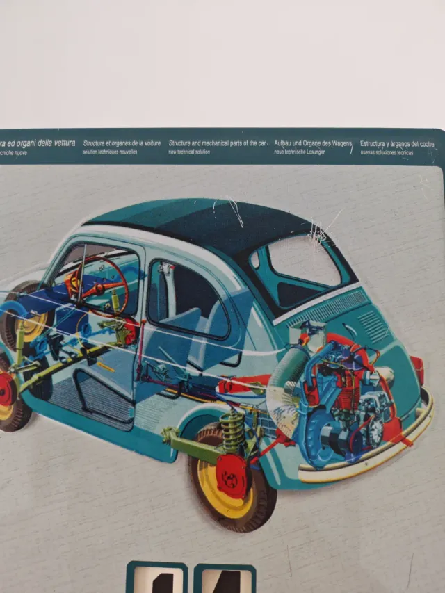 Calendario perpetuo fiat 500 official