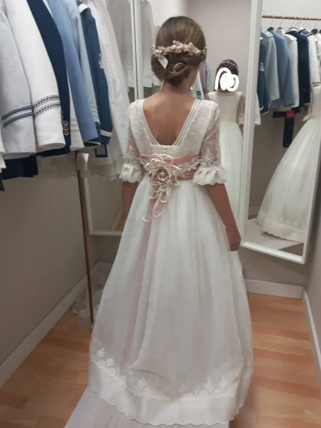 Abito da Comunione Hannibal Laguna bianco taglia 10