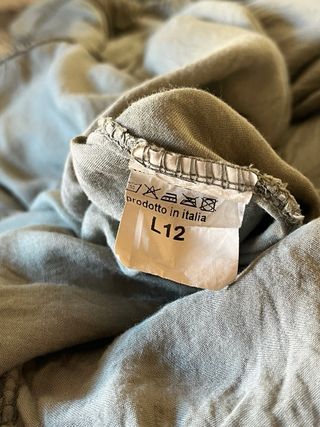 Blusa tirantes verde con cordón