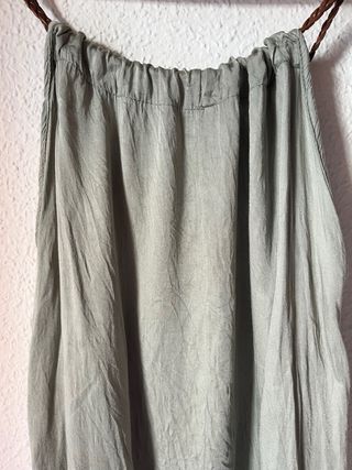 Blusa tirantes verde con cordón