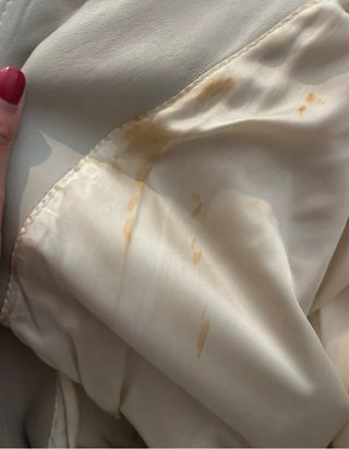 Giacca pelle vintage beige taglia 42