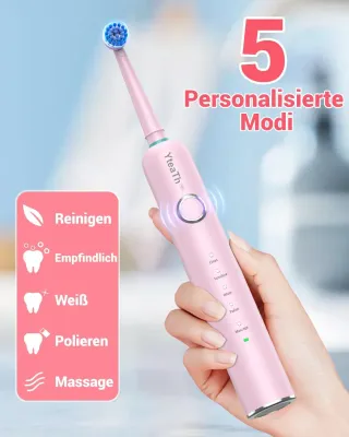 Cepillo Dientes Eléctrico YteaTh Y06 Negro/Rosa