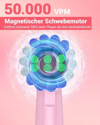 Cepillo Dientes Eléctrico YteaTh Y06 Negro/Rosa