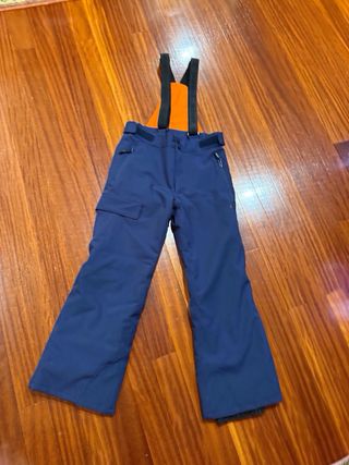 Pantalón de esquí Descente azul Para los 8/9 años