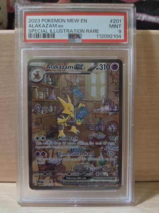 Alakazam 201 PSA 9 Pokémon 151 English