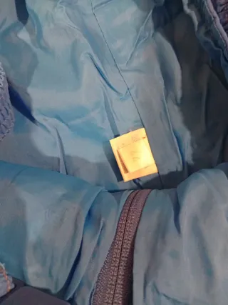 Mono de nieve azul mujer