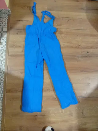 Mono de nieve azul mujer