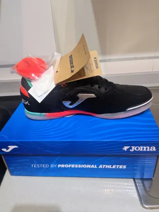 Zapatillas Fútbol Sala Joma Top-Flex Negras