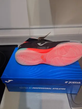 Zapatillas Fútbol Sala Joma Top-Flex Negras