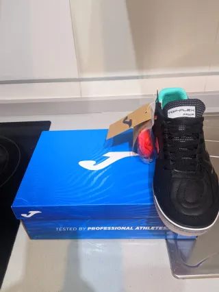 Zapatillas Fútbol Sala Joma Top-Flex Negras