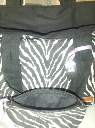 Juego Bolso y Neceser Mi&Lu Cebra