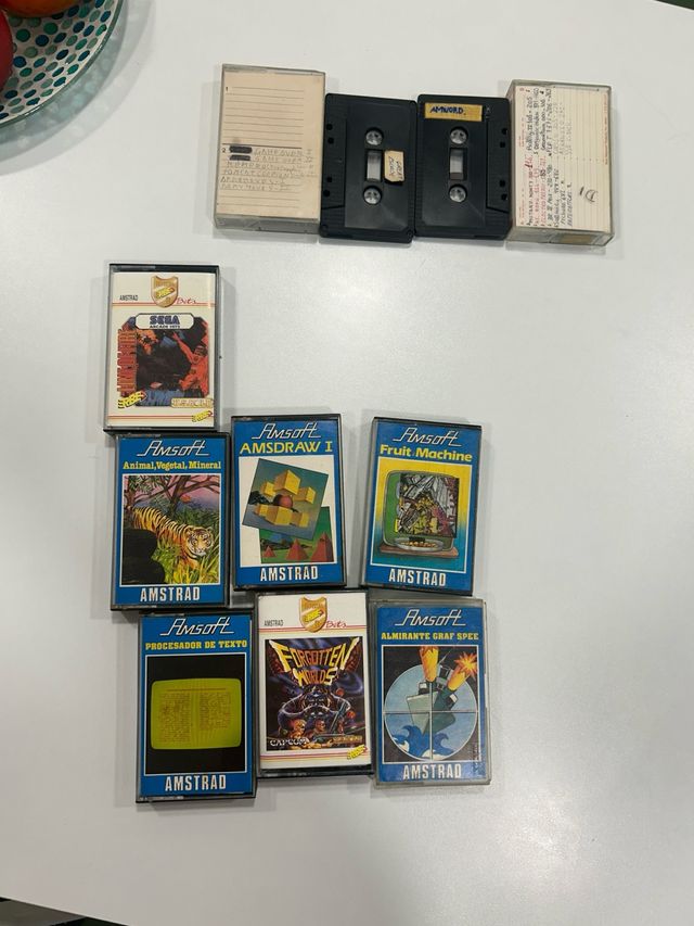 Lote Juegos Amstrad Vintage Cassette