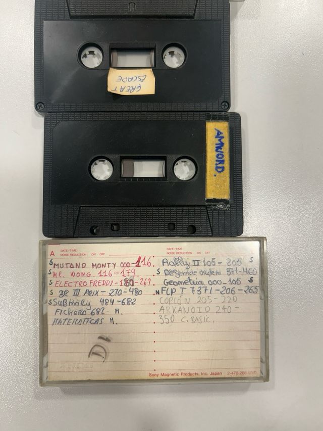 Lote Juegos Amstrad Vintage Cassette