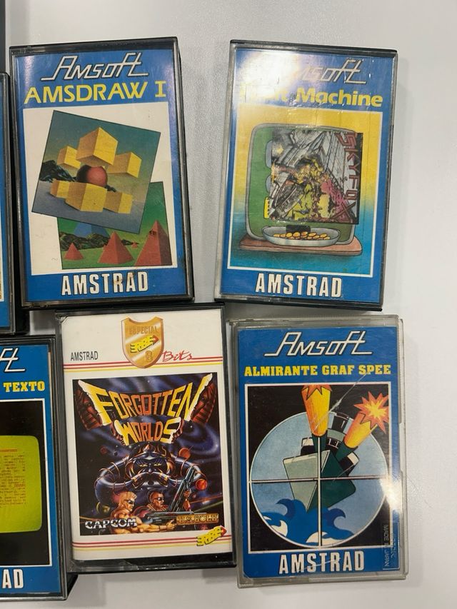 Lote Juegos Amstrad Vintage Cassette