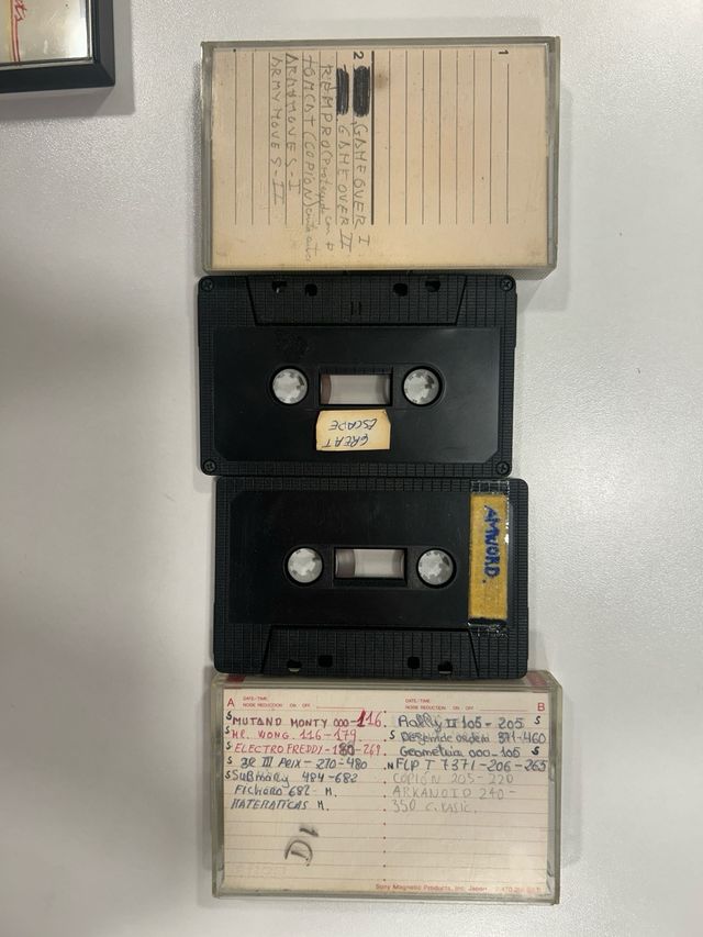 Lote Juegos Amstrad Vintage Cassette