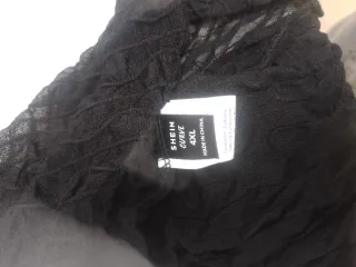 Guardapolvo gótico largo negro