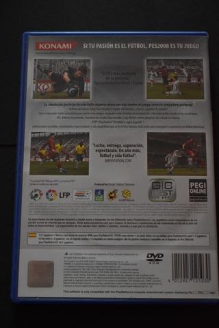 PS2 PES 2008 Pro Evolution Soccer Español