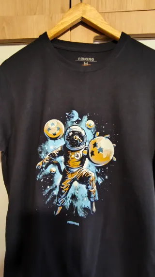 Camiseta Astronauta Friking Talla M