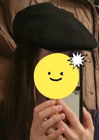 Gorra flat cap Fito negra