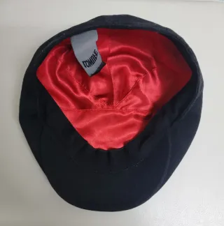 Gorra flat cap Fito negra