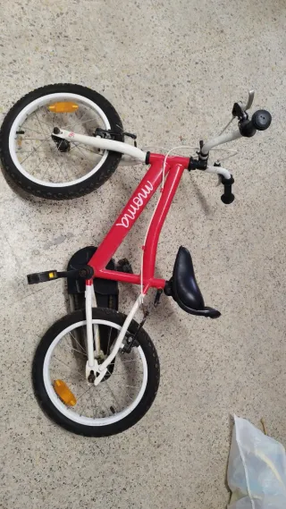 Bici infantil 16 roja MOMA
