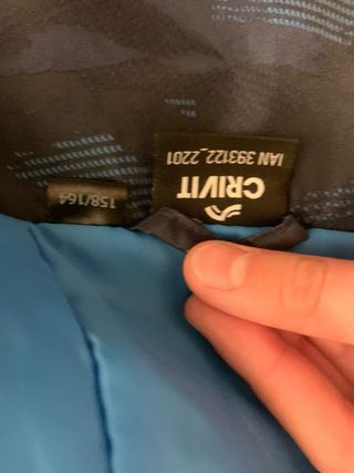 Chaqueta Esquí/Snow Azul-Negro