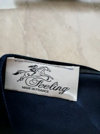 Gonna lunga in velluto blu