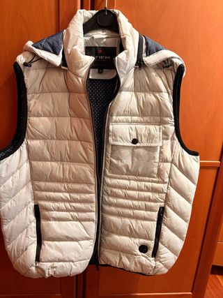 Chaleco blanco ETIEM Talla L 100% Original