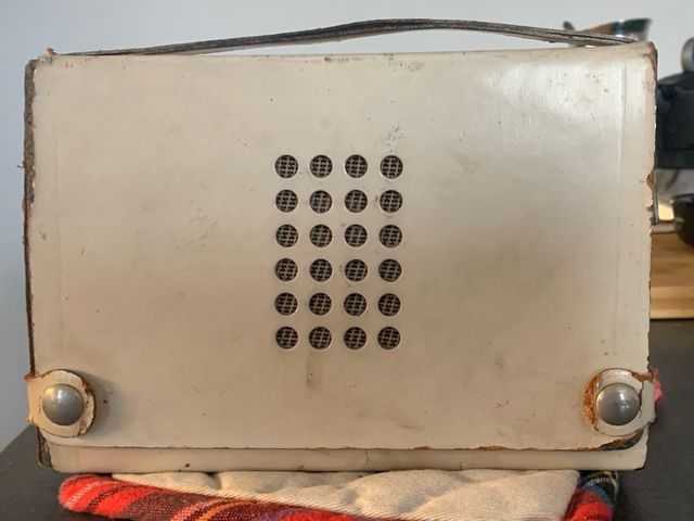 Radio Transistor Spica Vintage Beige Oro