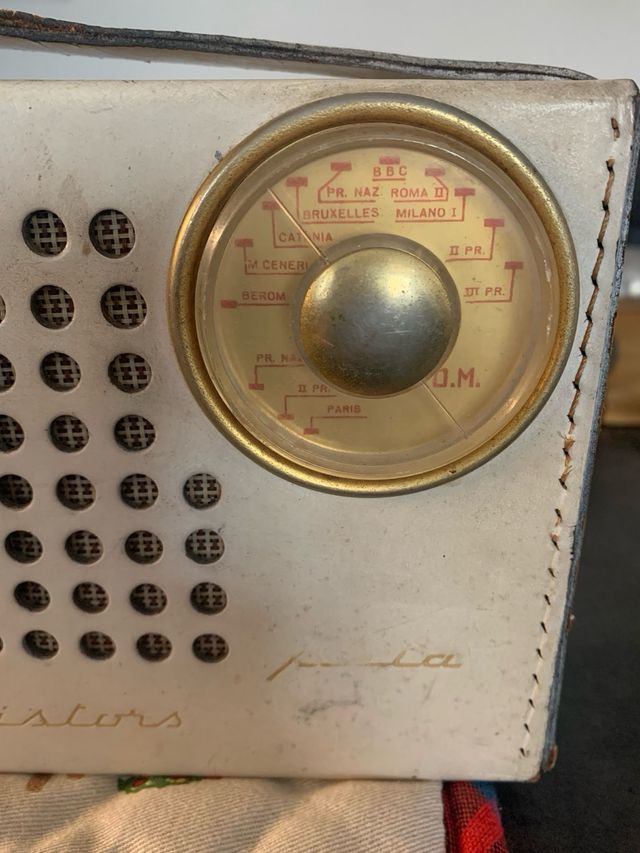 Radio Transistor Spica Vintage Beige Oro