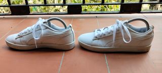 Zapatillas Puma Smash Unisex piel blanca T: 37.5