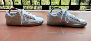 Zapatillas Puma Smash Unisex piel blanca T: 37.5