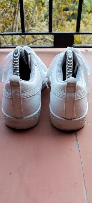 Zapatillas Puma Smash Unisex piel blanca T: 37.5