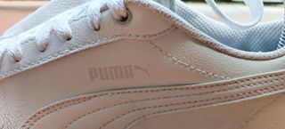 Zapatillas Puma Smash Unisex piel blanca T: 37.5