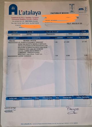 Puerta Plegable Blanca