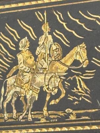 Vassoio dorato 24 Kt miniatura