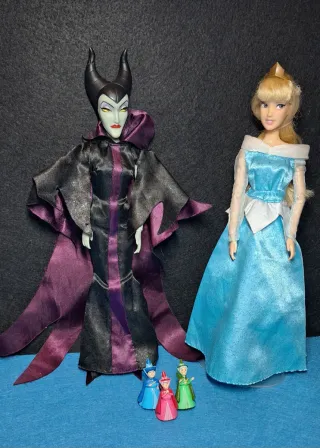 Set Malefica Aurora e Fate di La Bella Addormentata Disney