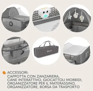 Lettino da campeggio Lionelo Sven Plus