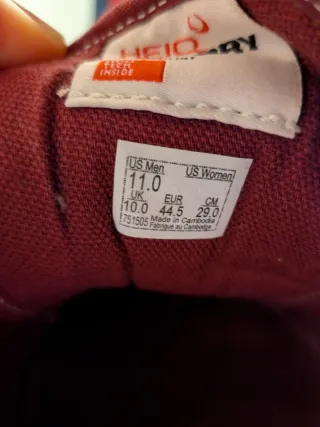 Vans Old Skool Burdeos Talla 44.5 / 11