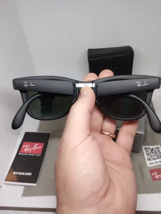 Occhiali Ray-Ban Wayfarer Folding Neri