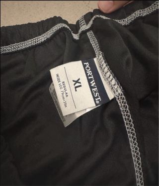 Intimo termico uomo nero