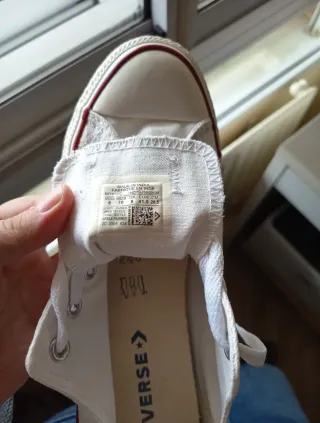 Converse All Star Blancas Talla 41.5