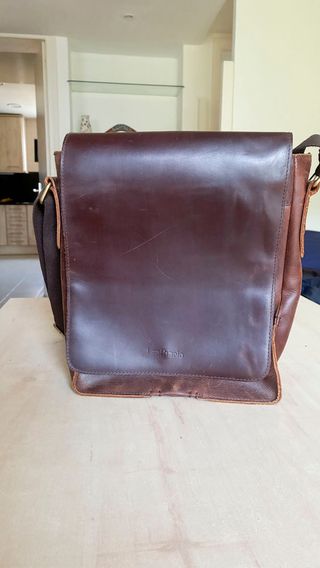 Maletín de cuero Leatherlo marrón