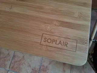 Mesa plegable bambú y aluminio