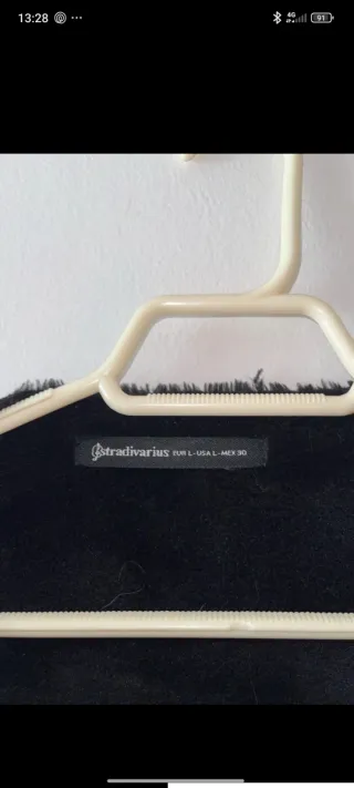 Chaqueta Stradivarius Negra Talla L